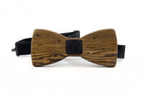 Natural Bocote Wood Bow Tie