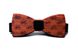 Bicycle Wooden Bow Tie