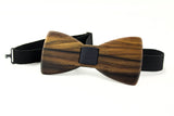 Natural Bolivian Rosewood Bow Tie