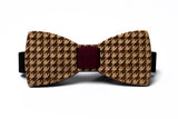 Catstooth Wooden Bow Tie