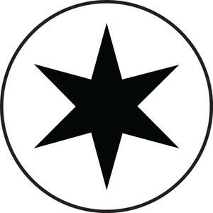 Wooden Cufflink - Star Design