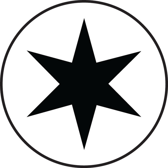 Wooden Cufflink - Star Design
