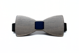 Halftone Wooden Bow Tie