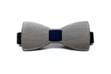 Halftone Wooden Bow Tie
