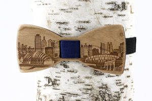 Kansas City Wooden Bow Tie